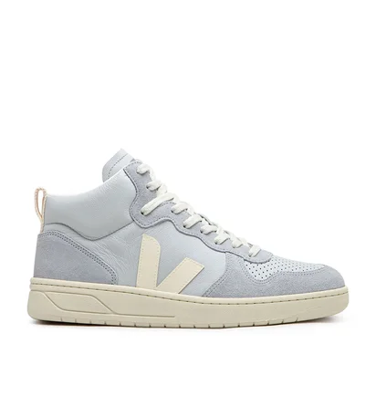 Veja V-15 Leather (Grau / Creme)
