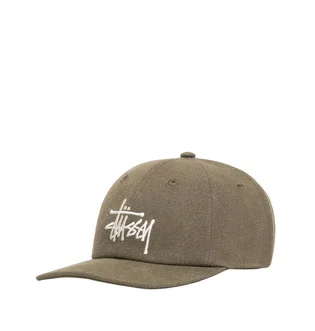 Stüssy Canvas Big Basic Low Pro Cap (Oliv)