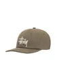 Stüssy Canvas Big Basic Low Pro Cap (Oliv)