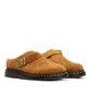 Dr. Martens Isham Faux Shearling Lined Suede Mules (Braun)