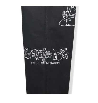 Brain Dead Printed Canvas Carpenter Pant (Schwarz)