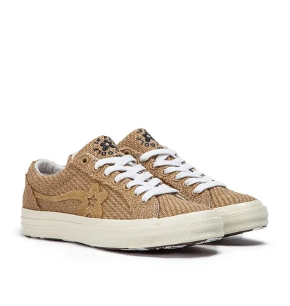 Converse x Golf Le Fleur One Star OX (Curry / Curry / Beige)