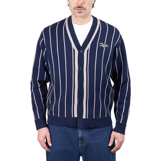 Dime Baseball Knit Cardigan (Blau)