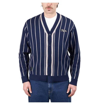 Dime Baseball Knit Cardigan (Blau)