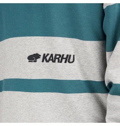 Karhu Uni Stripe Sweatshirt (Grau / Grün)