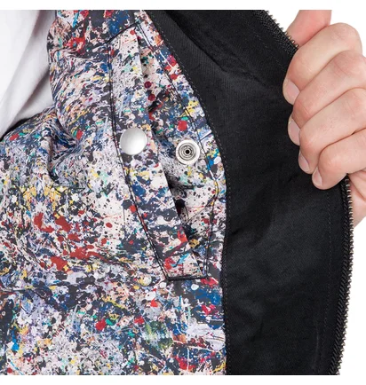 Medicom Adam Et Rope x Jackson Pollock Studio Splash Jacket (Schwarz)