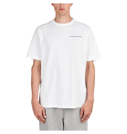 Pop Trading Company Logo T-Shirt (Weiß)