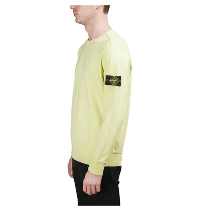 Stone Island Garment Dyed Crew Sweat (Lemon)