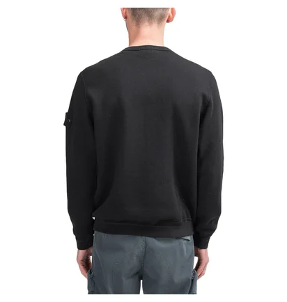 Stone Island Sweatshirt 'Ghost Piece' (Schwarz)