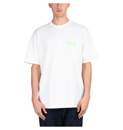 Stüssy Dance Energy Tee (Weiß / Grün)