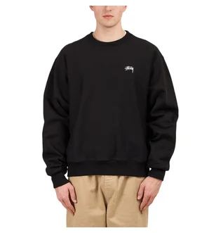 Stüssy Stock Logo Crew (Schwarz)