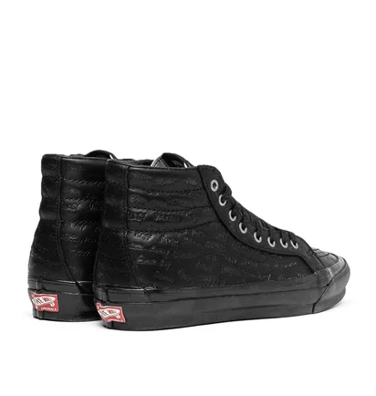 Vans Vault x Jim Goldberg UA OG SK8-Hi LX (Schwarz)