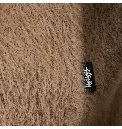 Stüssy Shaggy Cardigan (Taupe)