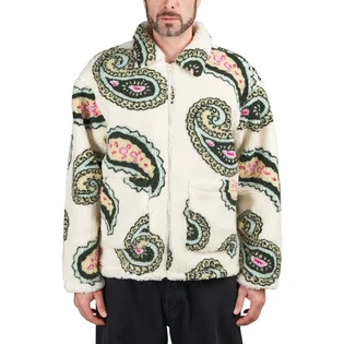 Obey Paisley Sherpa Jacket (Beige / Multi)
