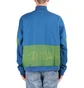 Brain Dead Sinister Screw Overlay Half Zip Fleece (Blau / Grün)