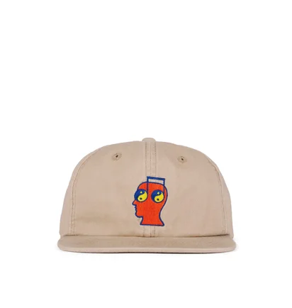 Brain Dead Brain Notes 6 Panel Hat (Khaki)