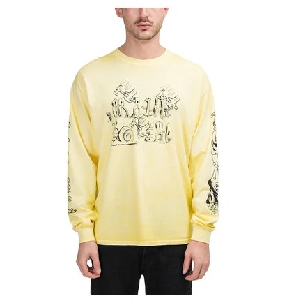 Brain Dead Leon's Girls Longsleeve (Gelb)