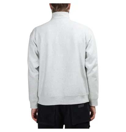 Carhartt WIP Half Zip American Script Sweatshirt (Hellgrau)