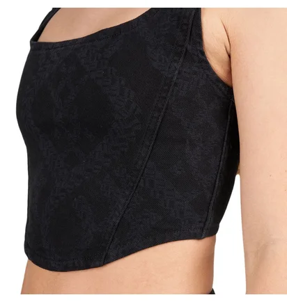 Daily Paper Black Braids Lina Top (Schwarz)