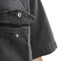 Edwin Big Shirt SS Sky Double Black Denim (Schwarz)