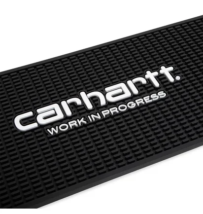 Carhartt WIP Script Draining Mat (Schwarz / Weiss)