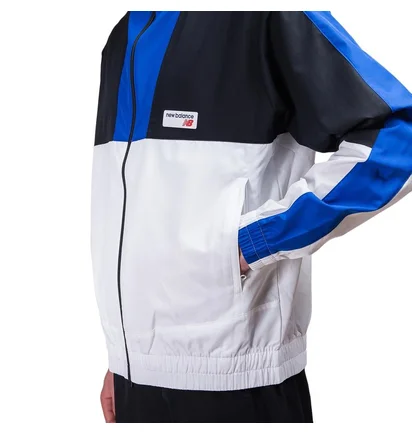 New Balance Athletics Windbreaker (Blau / Weiß)