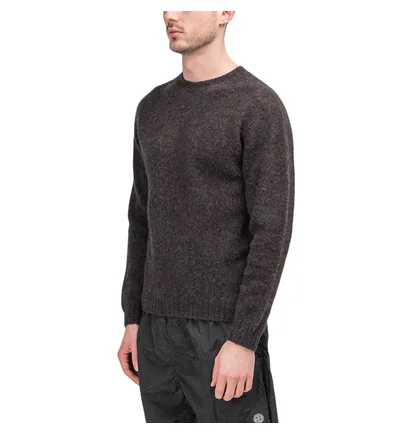 Norse Projects Birnir Brushed Lambswool Crewneck (Schwarz)