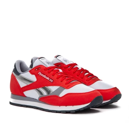 Reebok Classic Leather (Rot / Silber)