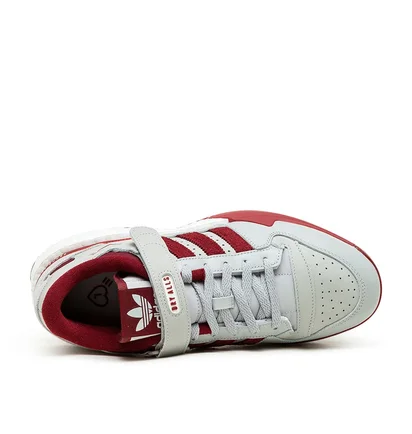 adidas x Human Made Forum Low (Grau / Rot)