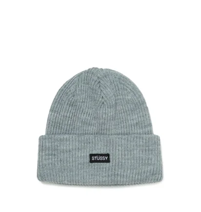 Stüssy Small Patch Watchcap Beanie (Grau)