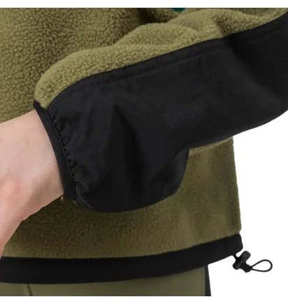The North Face WMNS Steep Tech Fleece Pullover (Khaki / Schwarz)