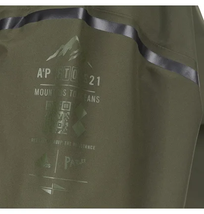 adidas Parley Myshelter Rain Jacket (Olive)