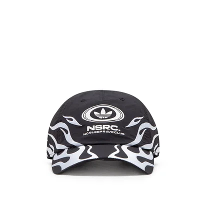 adidas x No Sleep Rave Club Cap (Schwarz / Weiß)