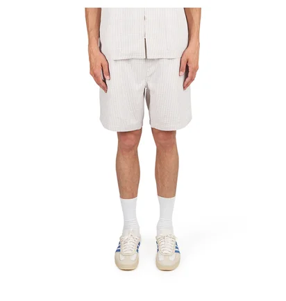 Metalwood Textured Caddie Shorts (Beige)
