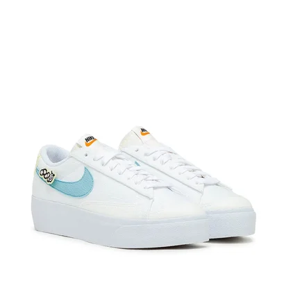 Nike W Blazer Low Platform Next Nature (Weiss)