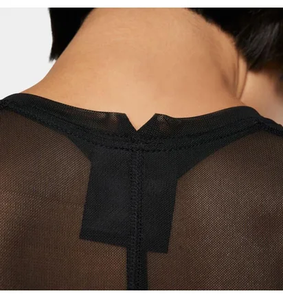 Nike WMNS Long-Sleeve Mesh Bodysuit (Schwarz)