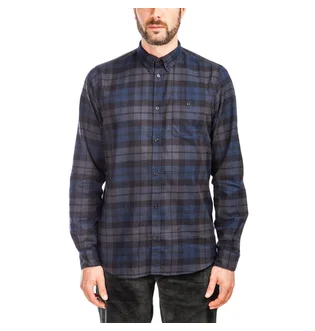 Norse Projects Anton Flannel Check (Dunkelblau)