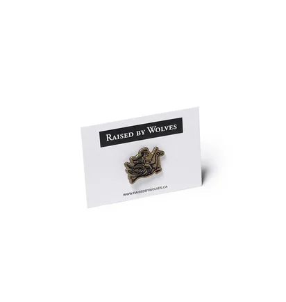Raised By Wolves Witch Pin (Gold)
