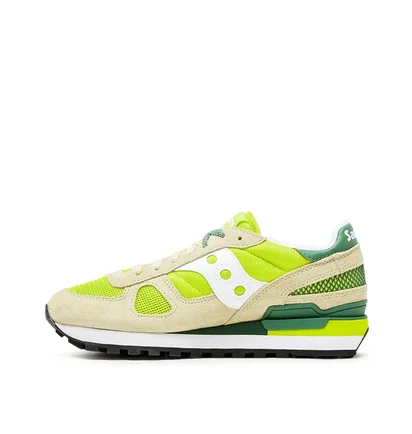 Saucony WMNS Shadow Original (Beige / Limettengrün)