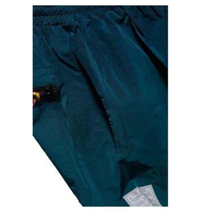 Aries Ombré Dyed Windcheater Pants (Türkis)