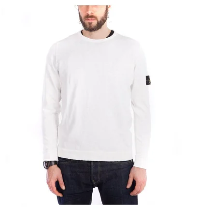 Stone Island Knitwear Crewneck (Weiß)