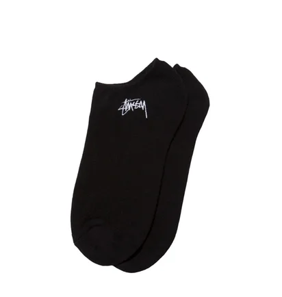 Stüssy Small Stock No Show Socks (Schwarz)