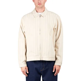 Obey Stripe Zip Jacket (Beige)
