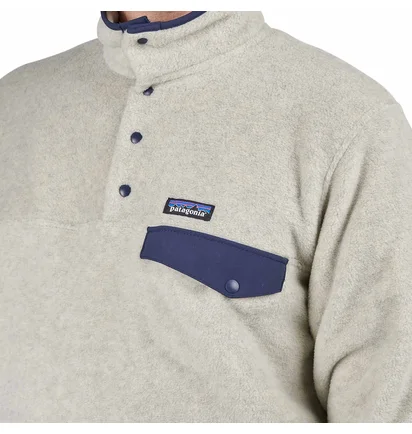 Patagonia Lightweight Synchilla® Fleece Pullover (Beige)