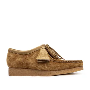 Clarks Wallabee Hairy Suede (Hellbraun)