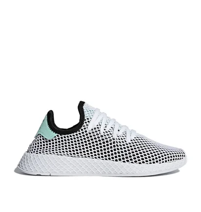 adidas Deerupt Runner (Schwarz / Weiß / Mint)