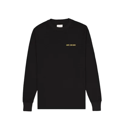 Aimé Leon Dore LS Logo Tee (Schwarz)