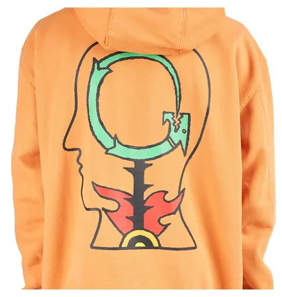Brain Dead Heatwave Hooded Sweatshirt (Orange)