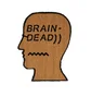 Brain Dead Coconut Fiber Logohead Door Mat (Braun)