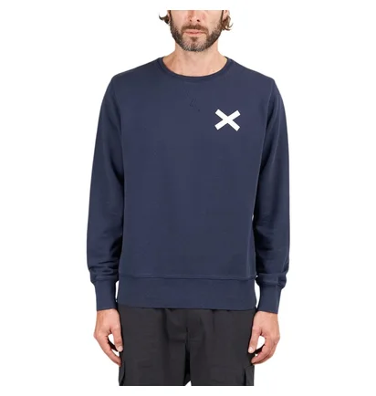 Edmmond Studios Cross NS Sweatshirt (Navy)